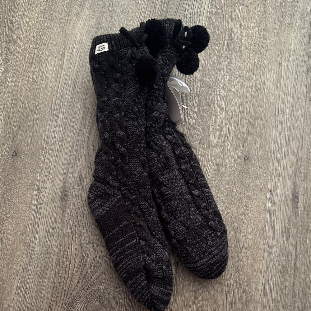 UGG Black Knit Socks - Picture 4 of 4